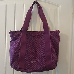 Nike purple oversized bag